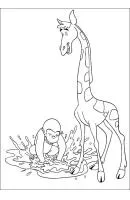 Curious George kleurplaat 24